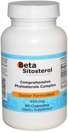 Beta Sitosterol, 400 mg, 90 Capsules by Advance Physician Formulas-Kosttillskott, Beta Sitosterol