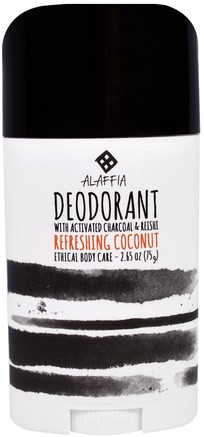 Deodorant, Refreshing Coconut, 2.65 oz (75 g) by Alaffia-Bad, Skönhet, Kroppsvård, Deodorant