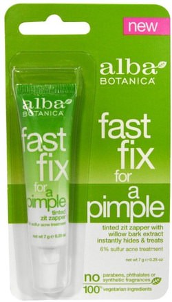Fast Fix For A Pimple, 7 g (0.25 oz) by Alba Botanica-Skönhet, Akne Aktuella Produkter, Akne, Hud Typ Akne Benägen Hud