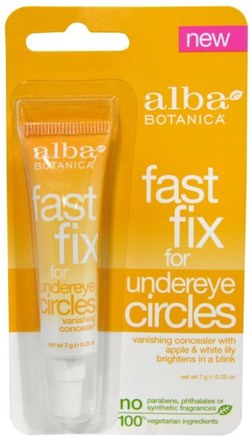Fast Fix For Undereye Circles, 7 g (0.25 oz) by Alba Botanica-Skönhet, Ögonkräm, Ansiktsvård, Hud