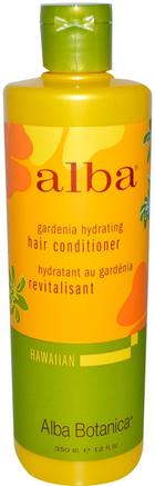Gardenia Hydrating, Hair Conditioner, 12 fl oz (350 ml) by Alba Botanica-Bad, Skönhet, Balsam, Alba Botanica Hawaiian Linje
