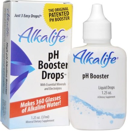 pH Booster Drops, 1.25 oz (37 ml) by Alkalife-Hälsa, Ph-Balans Alkalisk