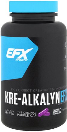 Kre-Alkalyn EFX, 120 Capsules by EFX Sports-Sport, Kreatinkapslar, Träning