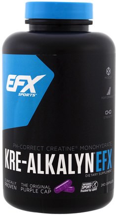 Kre-Alkalyn EFX, 240 Capsules by EFX Sports-Sport, Kreatinkapslar, Träning