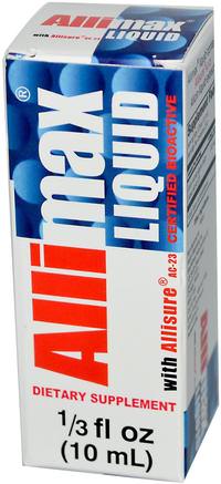 Allimax Liquid with Allisure AC-23, 1/3 fl oz (10 ml) by Allimax-Kosttillskott, Antibiotika, Vitlök