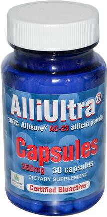 AlliUltra Capsules, 360 mg, 30 Capsules by Allimax-Hälsa, Kall Influensa Och Virus, Immunförsvar