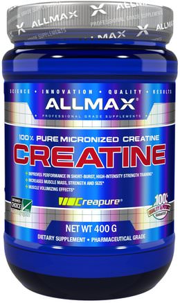 100% Pure Micronized Creatine, 14.1 oz (400 g) by ALLMAX Nutrition-Sport, Kreatinpulver
