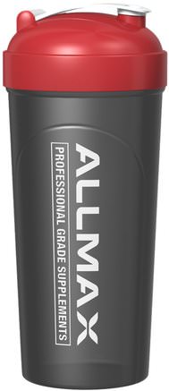 Leak-Proof Shaker, BPA-FREE Bottle with Vortex Mixer, 25 oz (700 ml) by ALLMAX Nutrition-Sverige