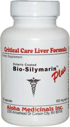 500 mg, 60 Capsules by Aloha Medicinals Bio-Silymarin Plus-Hälsa, Mjölktistel (Silymarin)