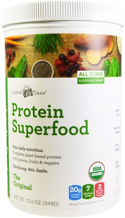 Organic Protein Superfood, The Original, 12.2 oz (348 g) by Amazing Grass-Kosttillskott, Superfoods