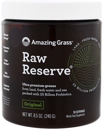 Raw Reserve, Original, 8.5 oz (240 g) by Amazing Grass-Kosttillskott, Superfoods