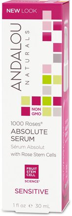 1000 Roses Absolute Serum, Sensitive, 1 fl oz (30 ml) by Andalou Naturals-Hälsa, Hudserum, Vitamin C