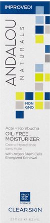 Oil-Free Moisturizer, Acai + Kombucha, 2.1 fl oz (62 ml) by Andalou Naturals-C-Vitamin
