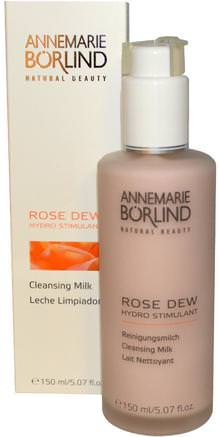 Rose Dew, Cleansing Milk, 5.07 fl oz (150 ml) by AnneMarie Borlind-Skönhet, Ansiktsvård, Ansiktsrengöring