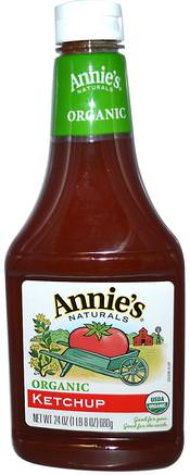 Organic Ketchup, 24 oz (680 g) by Annies Naturals-Mat, Förband Och Kryddor, Ketchup
