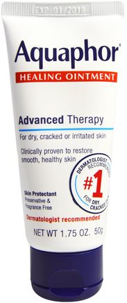 Healing Ointment, Skin Protectant, 1.75 oz (50 g) by Aquaphor-Hälsa, Hud, Skador Brännskador