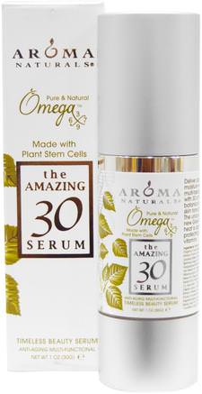 The Amazing 30 Serum, Anti-Aging Multi-Functional, 1 oz (30 g) by Aroma Naturals-Bad, Skönhet, Argan, Ansiktsvård, Hudtyp Anti-Åldrande Hud