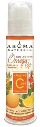 Vitamin C Lotion, Amazing, A & E, 5 oz (142 g) by Aroma Naturals-Skönhet, Ansiktsvård, Hudtyp Anti Aging Hud, Bad, Omega Bad