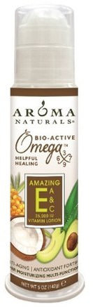 Vitamin E Lotion, Amazing, A & C, 5 oz (142 g) by Aroma Naturals-Skönhet, Ansiktsvård, Hudtyp Anti Aging Hud, Bad, Omega Bad