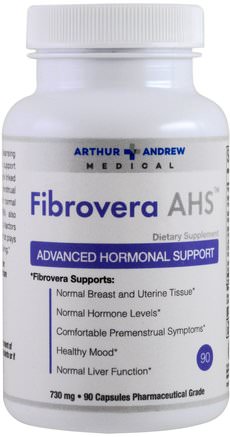 FibroVera AHS, Advanced Hormonal Support, 730 mg, 90 Capsules by Arthur Andrew Medical-Kosttillskott, 5-Htp
