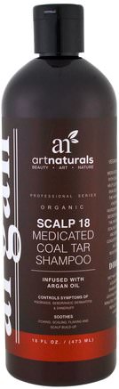 Argan Oil Shampoo, Hair Loss Prevention Therapy, 16 oz (473 ml) by Artnaturals-Hälsa, Hud, Hår, Hårbotten