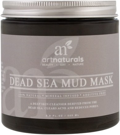 Dead Sea Mud Mask, 8.8 oz (250 ml) by Artnaturals-Skönhet, Ansiktsvård, Ansiktsmasker