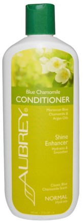 Blue Chamomile Conditioner, Classic Blue Chamomile Scent, Normal, 11 fl oz (325 ml) by Aubrey Organics-Bad, Skönhet, Hår, Hårbotten, Balsam