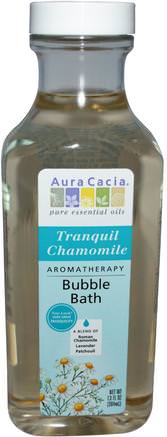 Aromatherapy Bubble Bath, Tranquil Chamomile, 13 fl oz (384 ml) by Aura Cacia-Bad, Skönhet, Bubbelbad