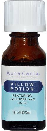 Pillow Potion, 0.5 fl oz (15 ml) by Aura Cacia-Bad, Skönhet, Aromaterapi Eteriska Oljor