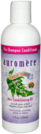 Pre-Shampoo Conditioner, Hair Conditioning Oil, 7 fl oz (206 ml) by Auromere-Bad, Skönhet, Balsam, Hår, Hårbotten, Schampo, Balsam