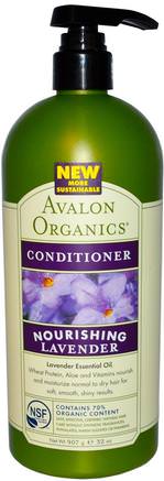 Conditioner, Nourishing, Lavender, 32 oz (907 g) by Avalon Organics-Sverige