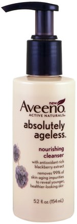 Absolutely Ageless, Nourishing Cleanser, 5.2 fl oz (154 ml) by Aveeno-Skönhet, Ansiktsvård, Hudtyp Normal Till Torr Hud