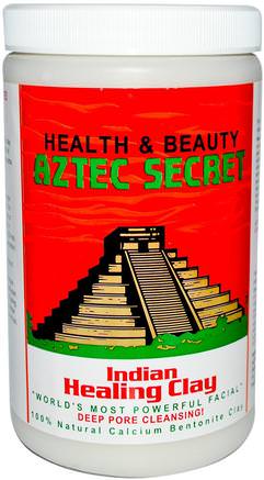 Indian Healing Clay, Deep Pore Cleansing!, 2 lbs (908 g) by Aztec Secret-Sverige