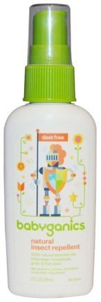 Natural Insect Repellent, 2 fl oz (59 ml) by BabyGanics-Barns Hälsa, Barn Och Baby Insektsmedel