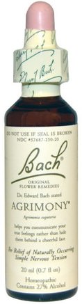 Original Flower Remedies, Agrimony, 0.7 fl oz (20 ml) by Bach-Hälsa
