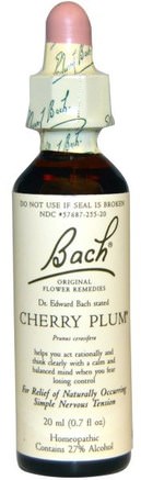Original Flower Remedies, Cherry Plum, 0.7 fl oz (20 ml) by Bach-Hälsa