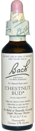 Original Flower Remedies, Chestnut Bud, 0.7 fl oz (20 ml) by Bach-Kosttillskott, Homeopati, Hästkastanj