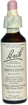 Original Flower Remedies, Impatiens, 0.7 fl oz (20 ml) by Bach-Hälsa