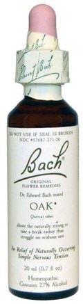 Original Flower Remedies, Oak, 0.7 fl oz (20 ml) by Bach-Hälsa