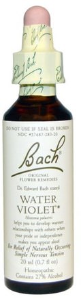 Original Flower Remedies, Water Violet, 0.7 fl oz (20 ml) by Bach-Hälsa