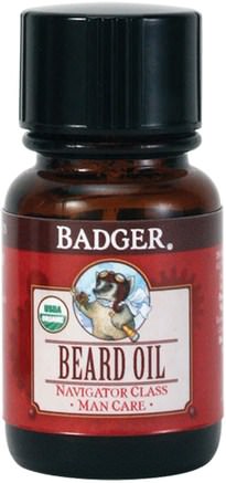 Beard Oil, Navigator Class, Man Care, 1 fl oz (29.6 ml) by Badger Company-Bad, Skönhet, Personlig Vård