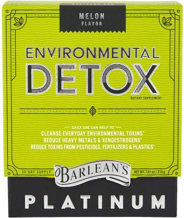 Environmental Detox, Melon Flavor, 7.41 oz (210 g) by Barleans-Hälsa, Detox