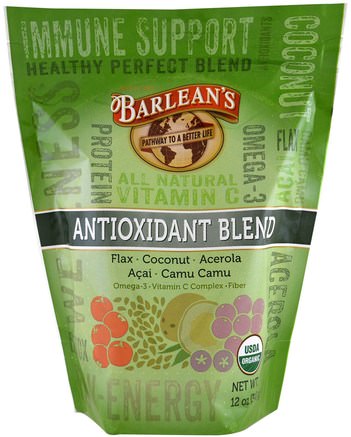 Organic Antioxidant Blend, 12 oz (340 g) by Barleans-Kosttillskott, Fruktuttag, Superfrukt, Antioxidanter, Antioxidant