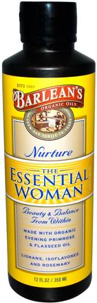 The Essential Woman, Nurture, 12 fl oz (350 ml) by Barleans-Kosttillskott, Efa Omega 3 6 9 (Epa Dha)