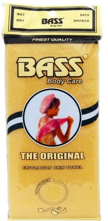 Body Care, The Original Exfoliation Skin Towel, 1 Skin Towel by Bass Brushes-Bad, Skönhet, Bad Svampar Och Borstar