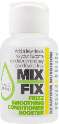 Mix Fix, Frizz Smoothing Conditioner Booster, 2.8 fl oz (83 ml) by Beautiful Nutrition-Bad, Skönhet, Hår, Hårbotten, Schampo, Balsam