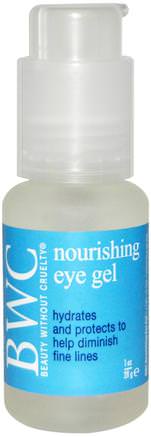Nourishing Eye Gel, 1 oz (28 g) by Beauty Without Cruelty-Skönhet, Öga Krämer, Ansiktsvård, Hudtyp Anti Aging Hud
