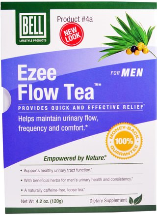 Ezee Flow Tea #4A, For Men, 4.2 oz (120 g) by Bell Lifestyle-Hälsa, Män, Klocka Livsstil Män, Prostata Te
