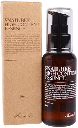Snail Bee High Content Essence, 60 ml by Benton-Skönhet, Ansiktsvård