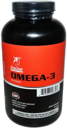 Omega-3 EFA-Stack, 270 Softgels by Betancourt-Kosttillskott, Efa Omega 3 6 9 (Epa Dha), Omega 369 Caps / Tabs